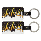 St. Louis Keychain - Wood Gold In Bulk